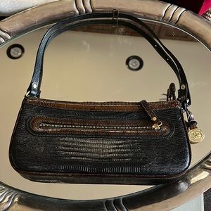 Brahmin Shoulder Bag Black and Brown
